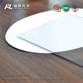 China 20mm klares Kunststoffplatte esd-Polycarbonatsblatt für Cleanroomausrüstungsschutz fournisseur